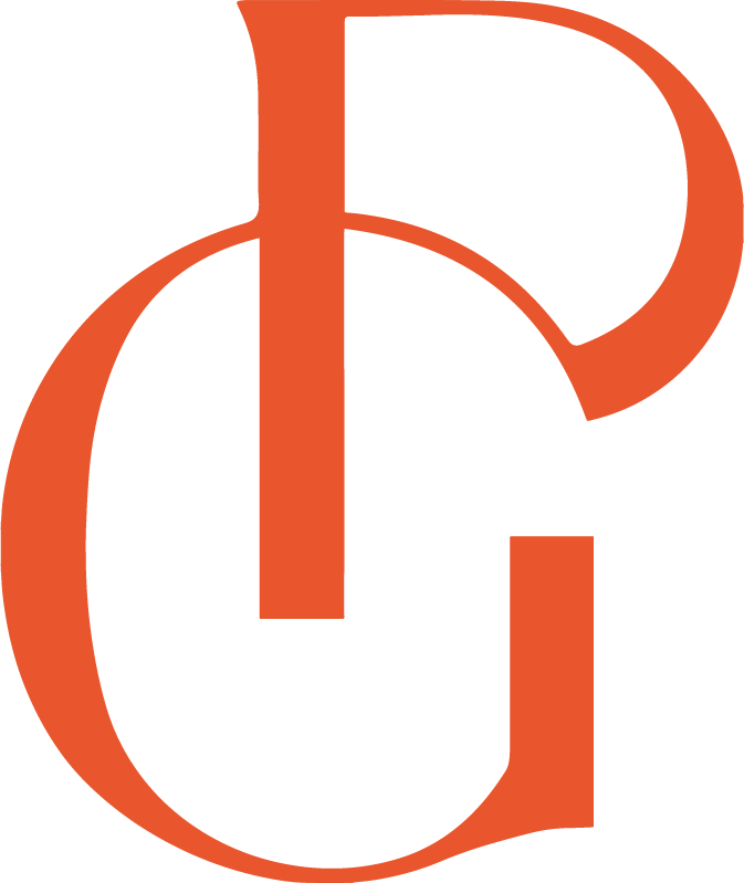 logo intiale pg pentagraph orange